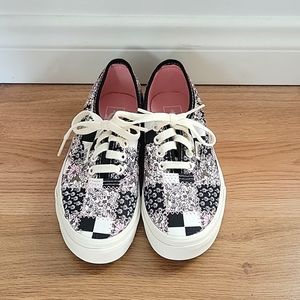 New Kids Vans size 1 floral patchwork